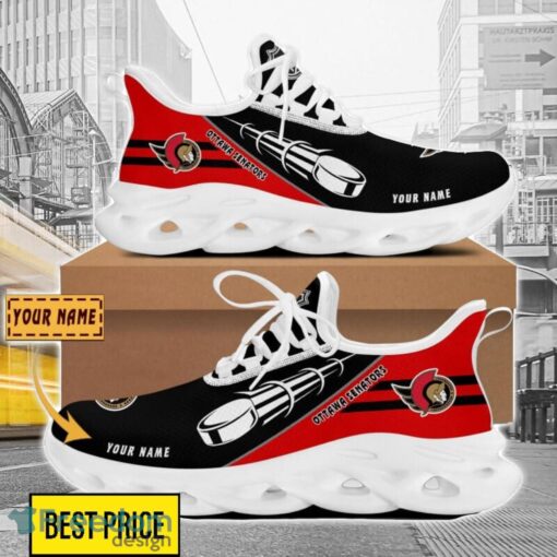 Ottawa Senators Custom Name Sneakers Limited Max Soul Shoes For Men Women Product Photo 1