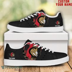 Ottawa Senators NHL Custom Name Unique Gift Low Top Skate Shoes Gifts For Fan