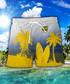 Oxford United F.C Combo Hawaiian Shirt And Shorts Surfboards Coconut Custom Name For Fans Product Photo 2