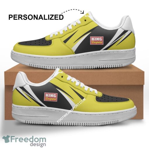 Personalized King Soopers Air Force 1 Shoes New Brand AF1 Gift Sneakers Fans - Personalized Brand King Soopers Air Force 1 Sneaker Style 1