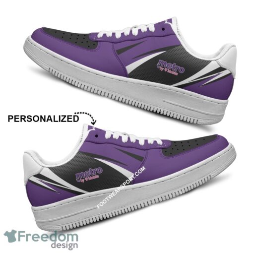 Personalized Metro By T Mobile Air Force 1 Shoes New Brand AF1 For Fans Gift - Personalized Brand Metro By T Mobile Air Force 1 Sneaker Style 2