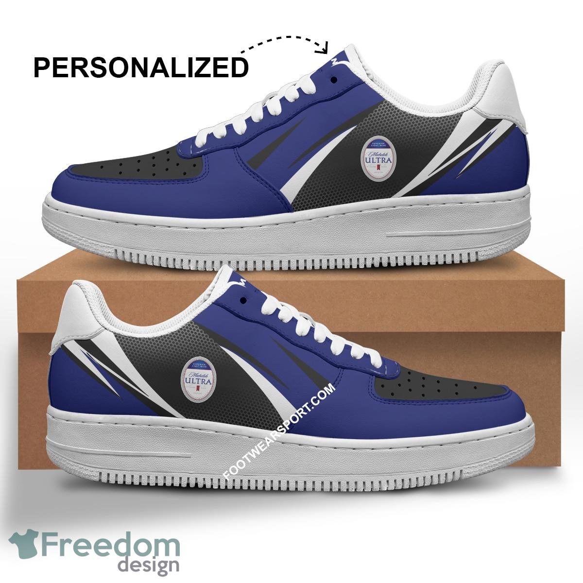 Personalized Michelob Ultra Beer Air Force 1 Shoes New Brand AF1 Gift Sneakers Fans - Personalized Brand Michelob Ultra Beer Air Force 1 Sneaker Style 1