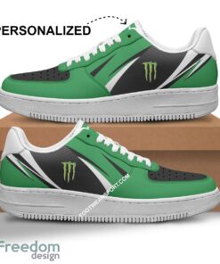 Personalized Monster Energy Air Force 1 Shoes New Brand AF1 Gift For Men Women Fans - Personalized Brand Monster Energy Air Force 1 Sneaker Style 1