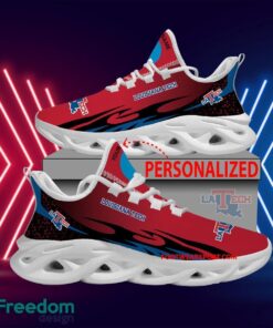 Personalized NCAA Louisiana Tech Bulldogs Max Soul Shoes New Design Trendsetting Chunky Sneaker - NCAA Louisiana Tech Bulldogs Max Soul Shoes Personalized Photo 1