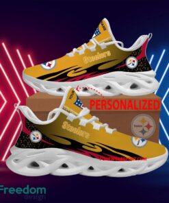 Personalized NFL Pittsburgh Steelers Max Soul Shoes New Design Trendy Running Sneaker - NFL Pittsburgh Steelers Max Soul Shoes Personalized Photo 1