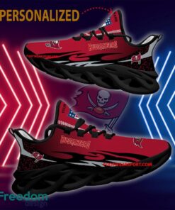 Personalized NFL Tampa Bay Buccaneers Max Soul Shoes New Design Trend Running Sneaker - NFL Tampa Bay Buccaneers Max Soul Shoes Personalized Photo 2