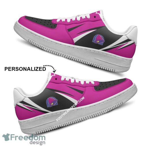 Personalized Taco Bell Air Force 1 Shoes New Brand AF1 For Fans Gift - Personalized Brand Taco Bell Air Force 1 Sneaker Style 2