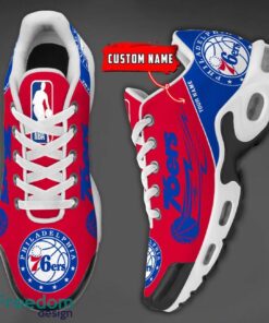 Philadelphia 76ers NBA Air Cushion Sports Shoes Custom Name TN Sneakers For Fans Product Photo 3