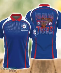 Philadelphia 76ers Style NBA 3D Polo Shirt Gift For Men Father's Day Gift Product Photo 1