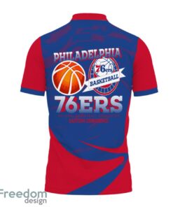 Philadelphia 76ers Style NBA Basketball Team 3D Polo Shirt Sport Fans Gift Product Photo 3