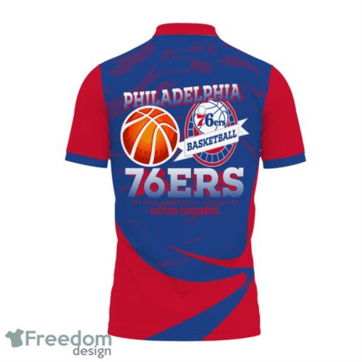 Philadelphia 76ers Style NBA Basketball Team 3D Polo Shirt Sport Fans Gift Product Photo 3