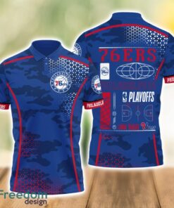 Philadelphia 76ers Style NBA Playoffs Team Basketball 2024 Polo Shirt