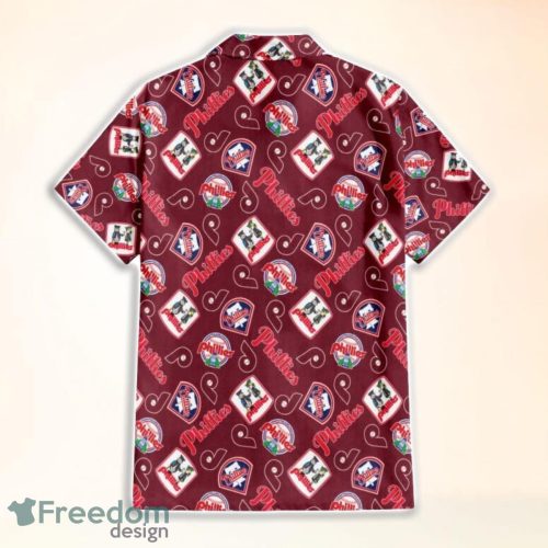 Philadelphia Phillies MLB Hawaii All Printed Logo 3D Hawaiian Shirt And Shorts Philadelphia Phillies Lover Product Photo 2