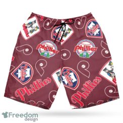 Philadelphia Phillies MLB Hawaii All Printed Logo 3D Hawaiian Shirt And Shorts Philadelphia Phillies Lover Product Photo 3