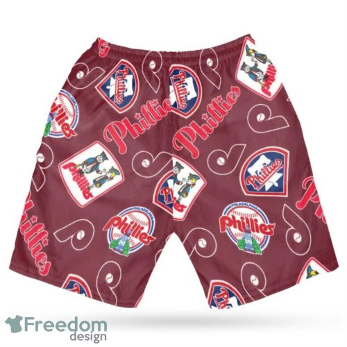 Philadelphia Phillies MLB Hawaii All Printed Logo 3D Hawaiian Shirt And Shorts Philadelphia Phillies Lover Product Photo 4