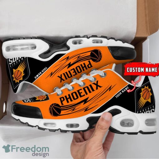 Phoenix Suns NBA Air Cushion Sports Shoes Custom Name TN Sneakers For Fans Product Photo 2