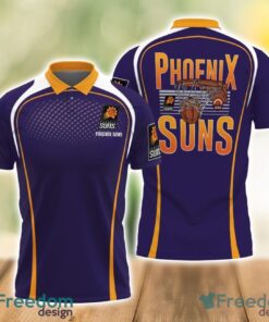 Phoenix Suns Style NBA 3D Polo Shirt Gift For Men Father’s Day Gift