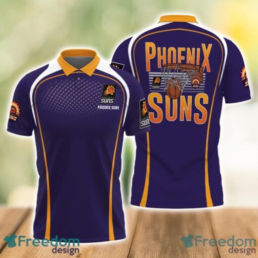 Phoenix Suns Style NBA 3D Polo Shirt Gift For Men Father's Day Gift Product Photo 1