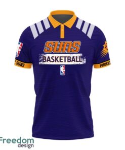 Phoenix Suns Style NBA Basketball Team 3D Polo Shirt