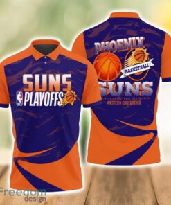 Phoenix Suns Style NBA Basketball Team 3D Polo Shirt Sport Fans Gift Product Photo 1