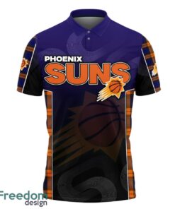 Phoenix Suns Style NBA Basketball Team Black 3D Polo Shirt new Designs For Fans Product Photo 1