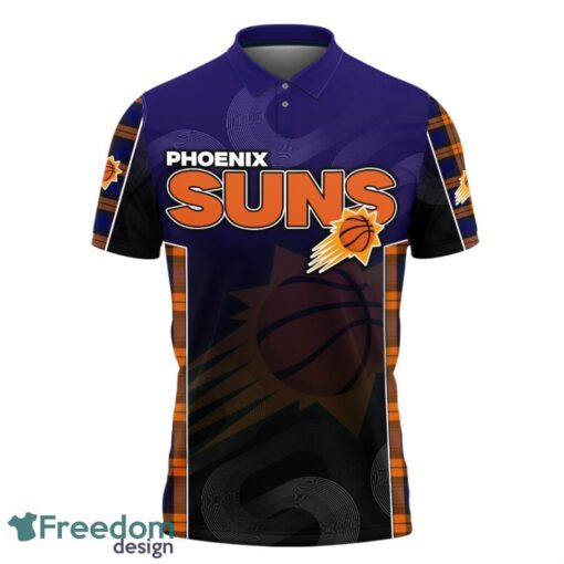 Phoenix Suns Style NBA Basketball Team Black 3D Polo Shirt new Designs For Fans Product Photo 1