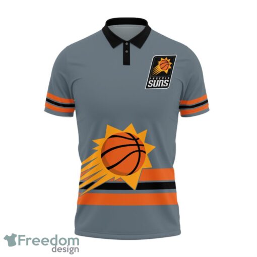 Phoenix Suns Style NBA Basketball Team Black 3D Polo Shirt Special For Fans Product Photo 2