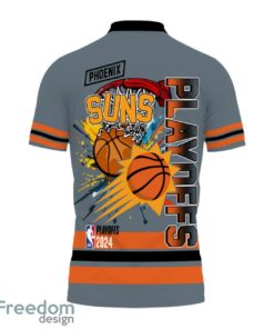 Phoenix Suns Style NBA Basketball Team Black 3D Polo Shirt Special For Fans Product Photo 3