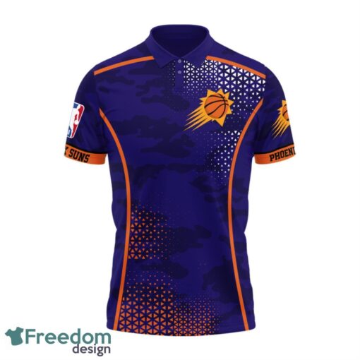 Phoenix Suns Style NBA Playoffs Team Basketball 2024 Polo Shirt Product Photo 2