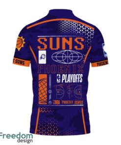 Phoenix Suns Style NBA Playoffs Team Basketball 2024 Polo Shirt Product Photo 3