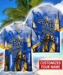 Pittsburgh Panthers Hawaii Shirt Custom Name Sports Team Beach Shirt