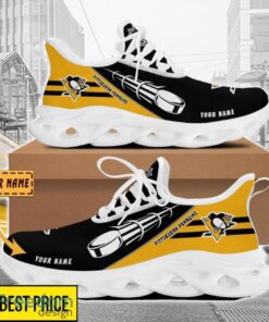 Pittsburgh Penguins Custom Name Sneakers Limited Max Soul Shoes For Men Women