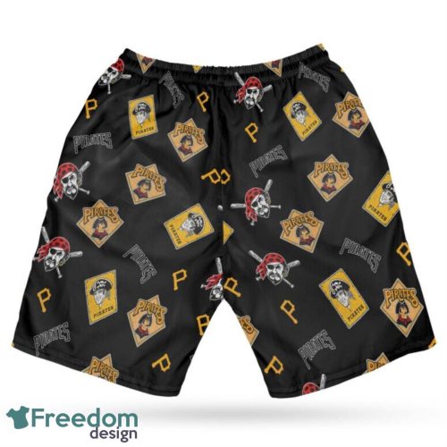 Pittsburgh Pirates MLB Hawaii All Printed Logo 3D Hawaiian Shirt And Shorts For Team Product Photo 4