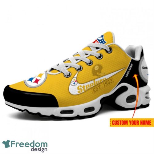 Pittsburgh Steelers Est.1933 Custom Name Air Cushion Sneakers For Men And Women Product Photo 3