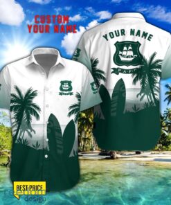 Plymouth Argyle F.C Combo Hawaiian Shirt And Shorts Surfboards Coconut Custom Name For Fans