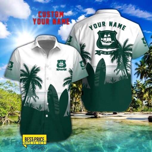 Plymouth Argyle F.C Combo Hawaiian Shirt And Shorts Surfboards Coconut Custom Name For Fans Product Photo 1