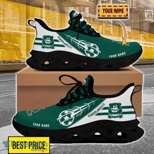 Plymouth Argyle F.C Custom Name Sneakers Limited Max Soul Shoes For Men Women Product Photo 2