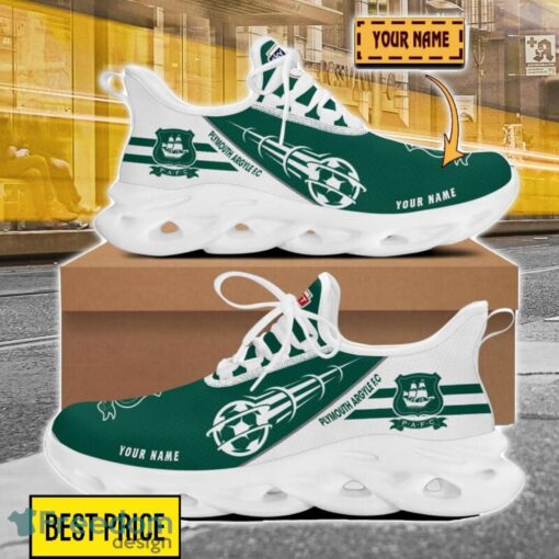 Plymouth Argyle F.C Custom Name Sneakers Limited Max Soul Shoes For Men Women Product Photo 1