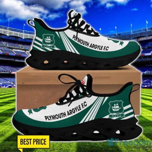 Plymouth Argyle F.C Max Soul Sneakers Striped Men Women Limited Running Shoes Product Photo 2