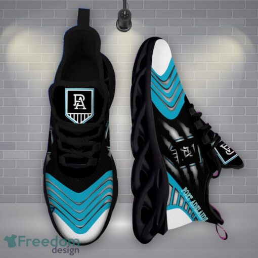 Port Adelaide Football Club Sneakers Wolf Scratch Designs Max Soul Shoes Running Shoes Product Photo 2