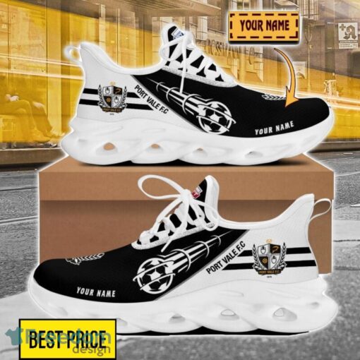 Port Vale Custom Name Sneakers Limited Max Soul Shoes For Men Women Product Photo 1