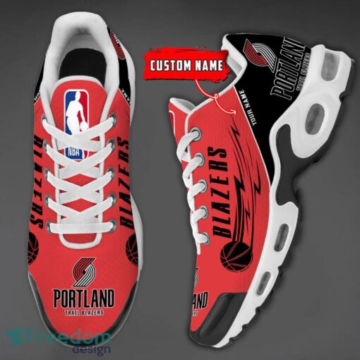 Portland Trail Blazers NBA Air Cushion Sports Shoes Custom Name TN Sneakers For Fans Product Photo 3