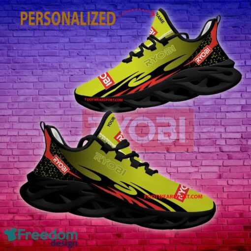 Power Tools Ryobi Max Soul Shoes Pattern New Sport Sneaker Sleek Custom Name - Power Tools Ryobi Max Soul Shoes Personlized Photo 2