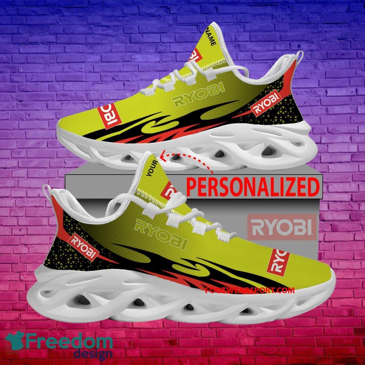 Power Tools Ryobi Max Soul Shoes Pattern New Sport Sneaker Sleek Custom Name - Power Tools Ryobi Max Soul Shoes Personlized Photo 1