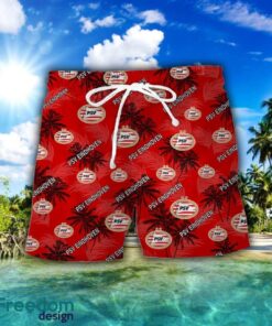 PSV 3D Hawaiian Shirt and Shorts Vinatge Tree Pattern Beach Shirt For Fans Product Photo 2