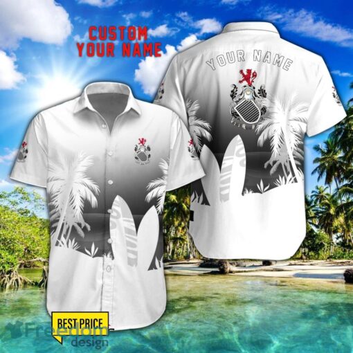 Queen's Park F.C. Combo Hawaiian Shirt And Shorts Surfboards Coconut Custom Name For Fans Product Photo 1