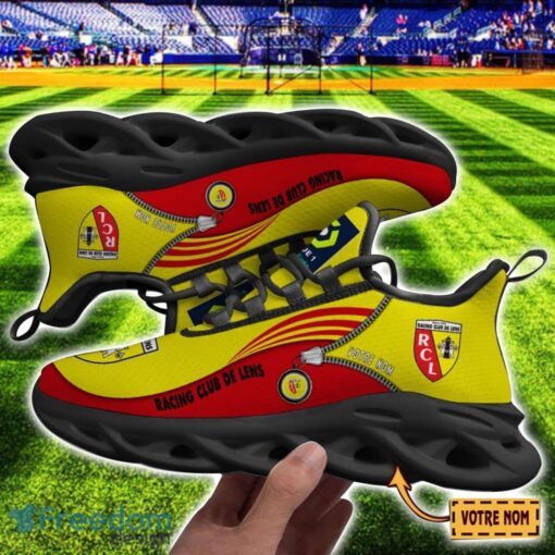 Racing Club de Lens Max Soul Shoes Personalized Name Sneakers For Fans Product Photo 2