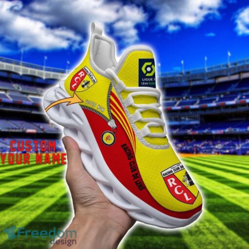 Racing Club de Lens Max Soul Shoes Personalized Name Sneakers For Fans Product Photo 3