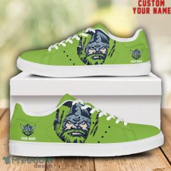 Raiders NRL Custom Name Unique Gift Low Top Skate Shoes Gifts For Fans