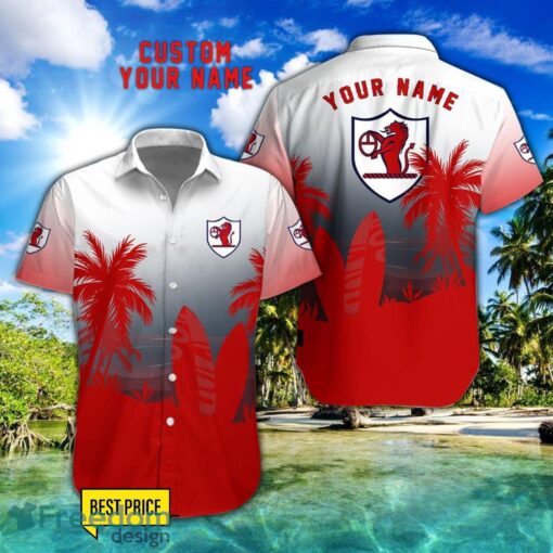 Raith Rovers F.C. Combo Hawaiian Shirt And Shorts Surfboards Coconut Custom Name For Fans Product Photo 1